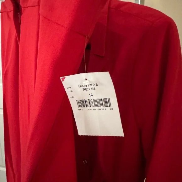 Zac & Rachel Vibrant Red Women's Blazer Suit - Picture 5 of 5